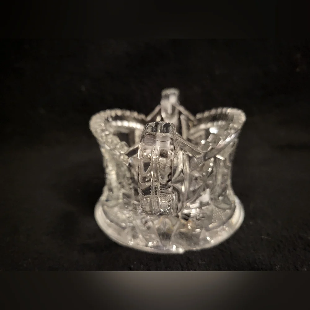 Vintage presscut sugar bowl